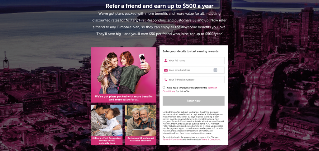 T-Mobile Programa Member get Member