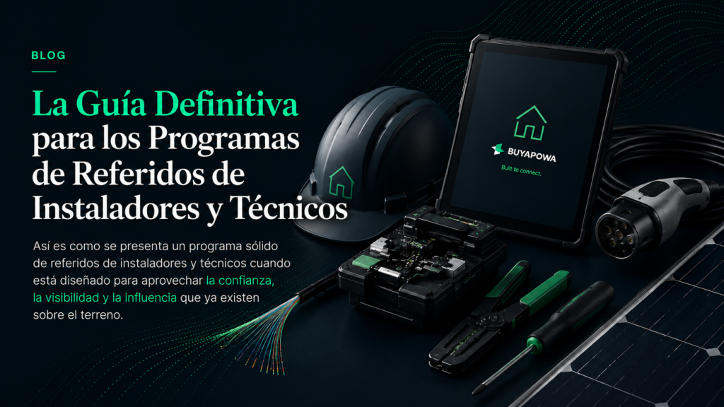 Guía de Referidos para Instaladores