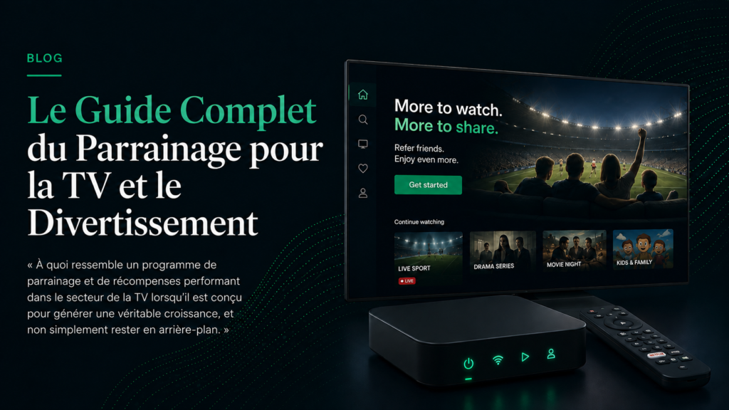 Le Guide Complet du Parrainage TV